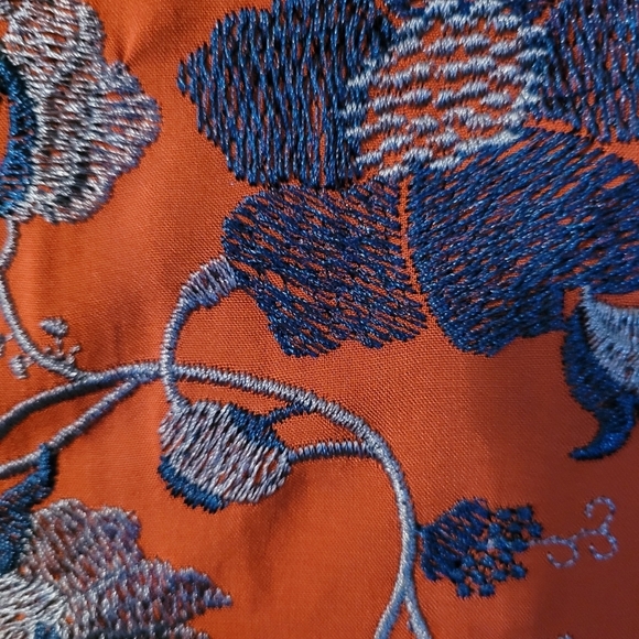 Anthropologie embroidered Juniper belted swing dress - XS.      A72 - Picture 5 of 14